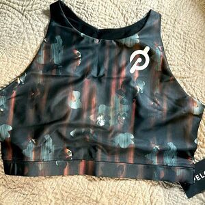 PELOTON SHOW UP FLORAL HIGH NECK BRA